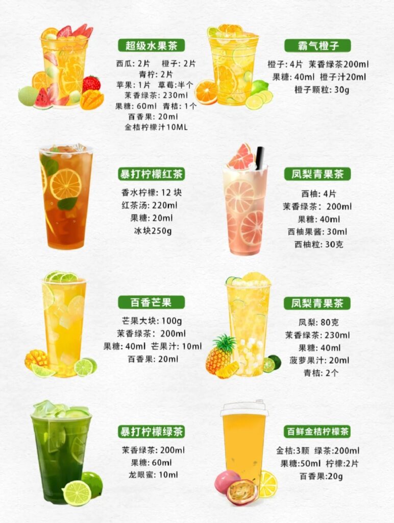 Fruit Bubble Tea